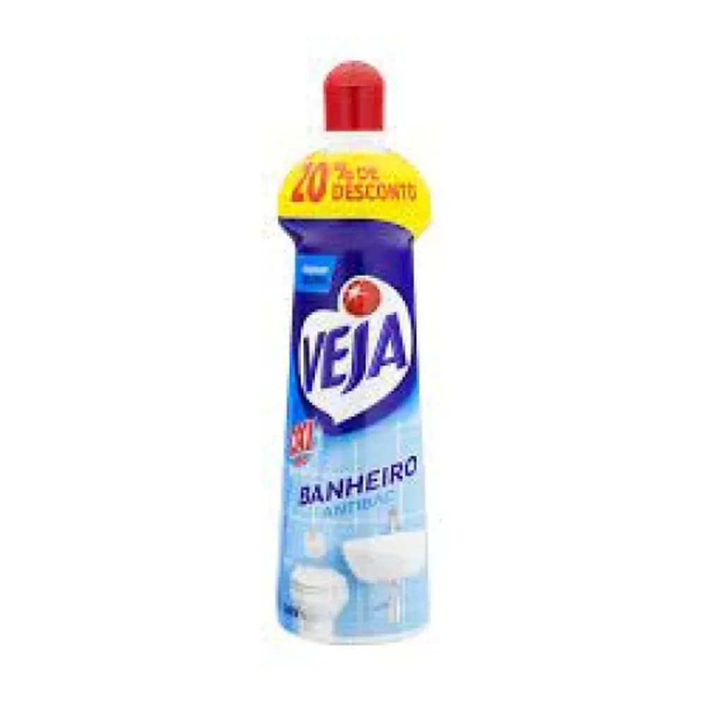 Limpador de banheiro antibac oxi ativo veja 500ml oferta 20% desconto