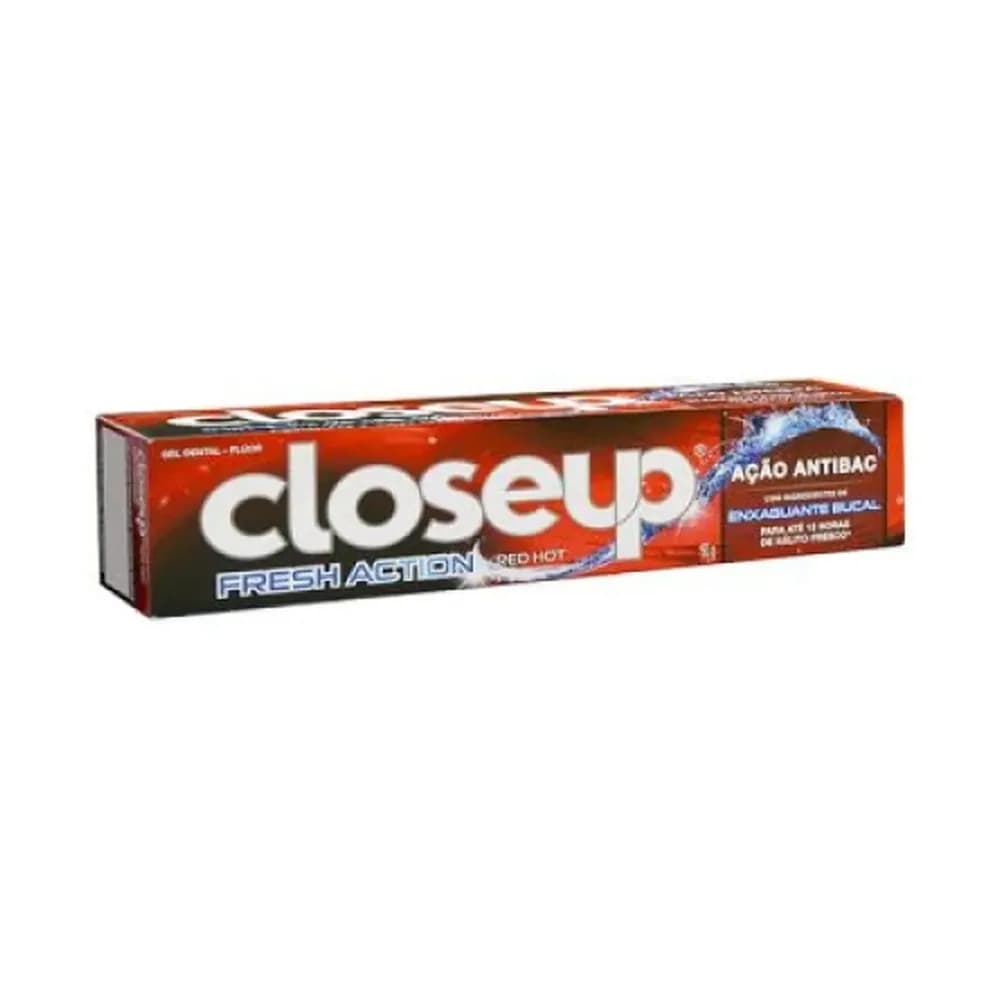 Creme dental em gel protecao 360o fresh red hot closeup 90g