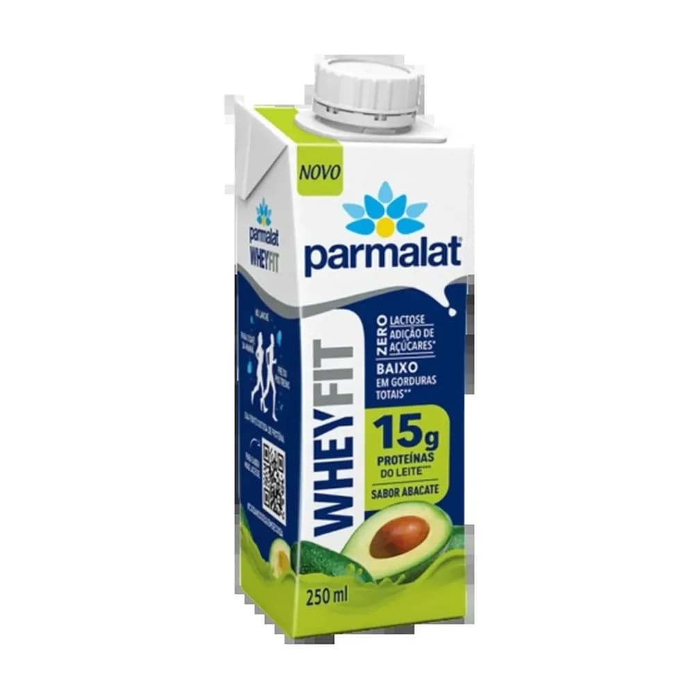 Bebida lactea uht wheyfit abacate zero lactose parmalat 250ml