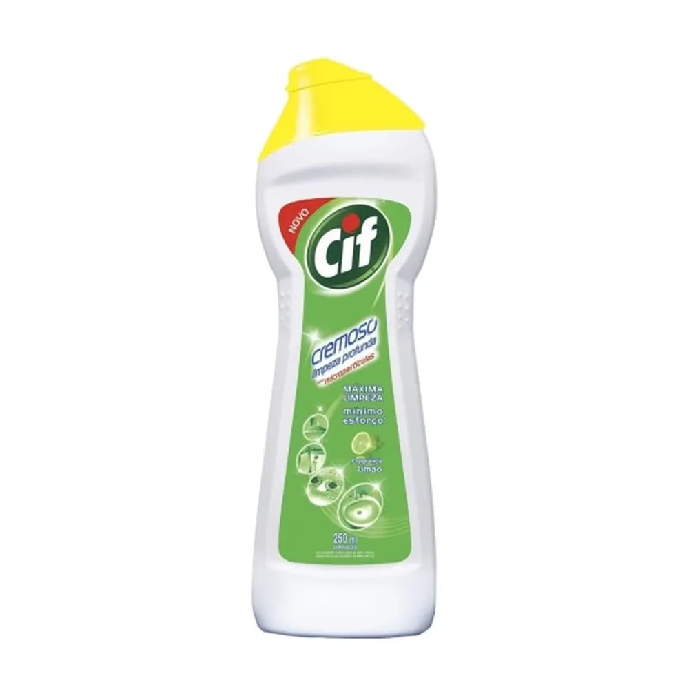 Limpador multiuso cremoso limao cif 250ml