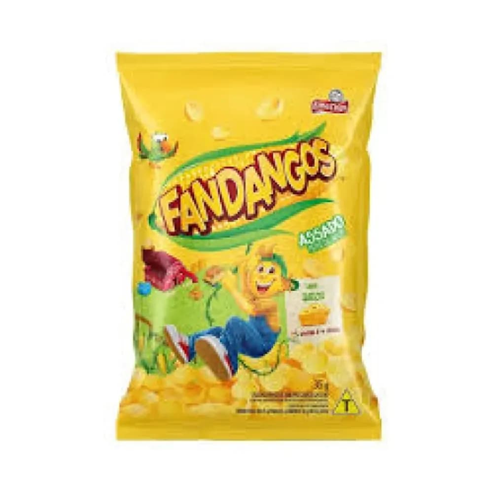 Salgadinho de milho sabor queijo fandangos elma chips 35g