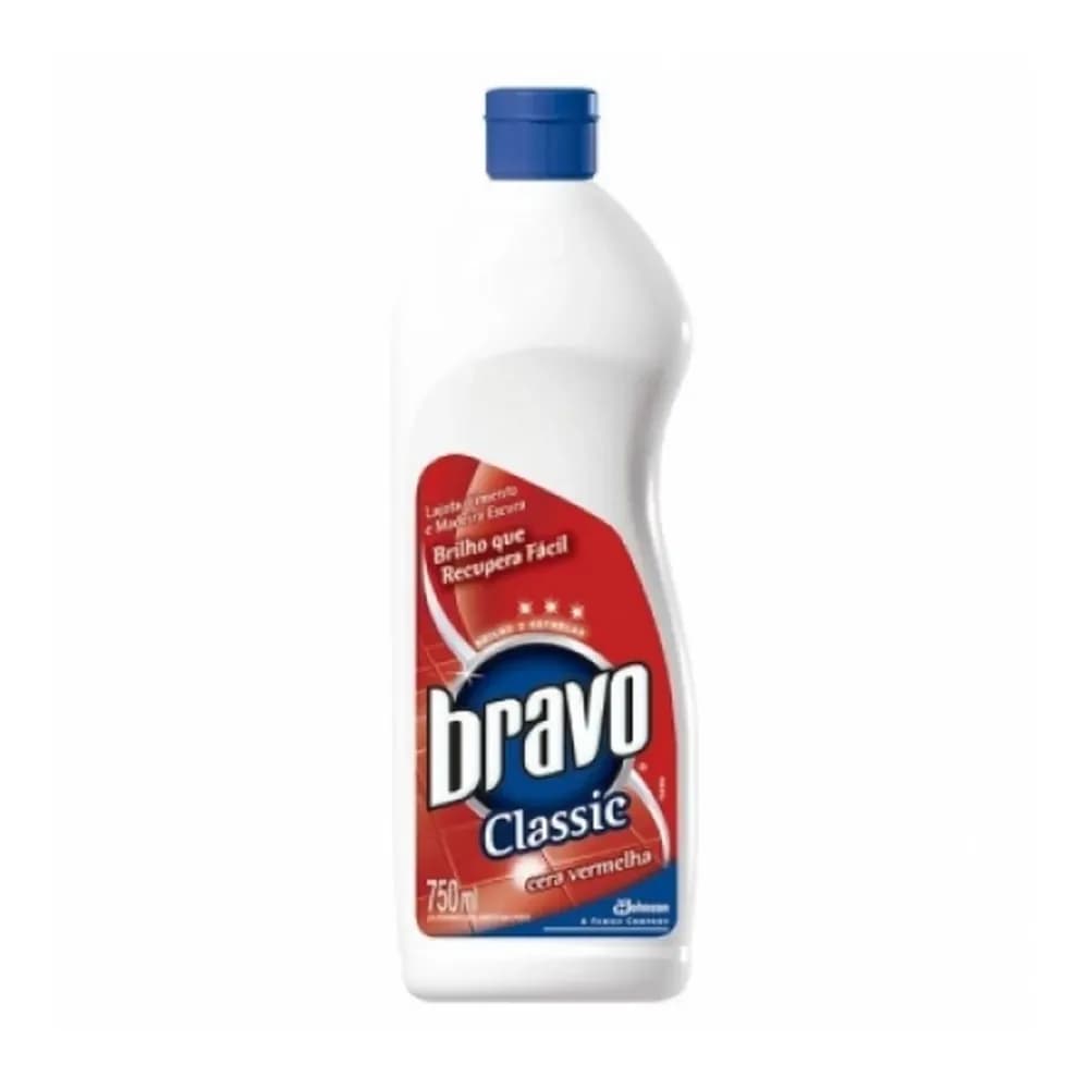 Cera liquida bravo classic vermelha embalagem 750ml