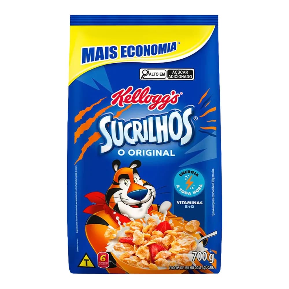 Sucrilhos cereal matinal original kelloggs 700g