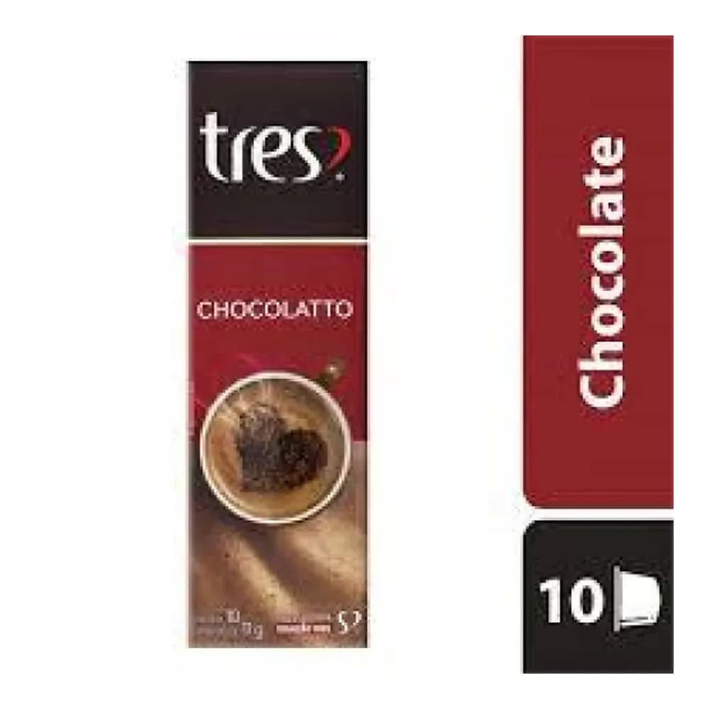 Capsula de chocolate quente chocolatto 3 coracoes 10un
