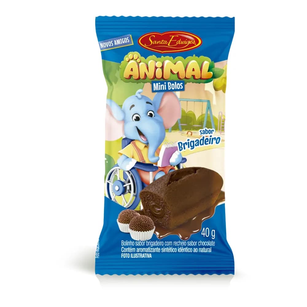 Bolo de brigadeiro santa edwiges embalagem 40g