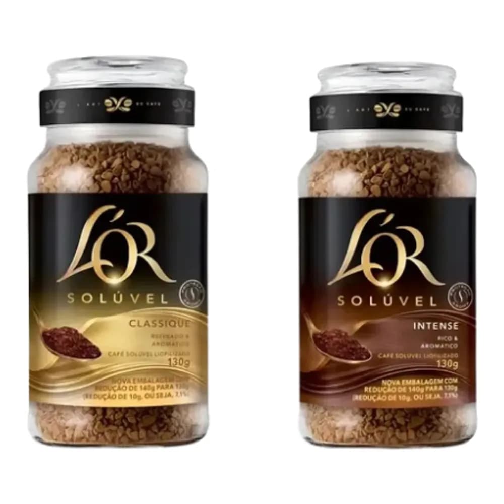 Cafe soluvel classique vidro l'or 130g