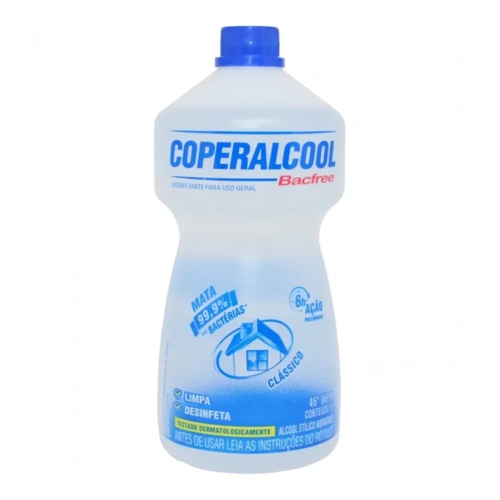 Alcool coperalcool liquido tradicional 46 inpm 1lt
