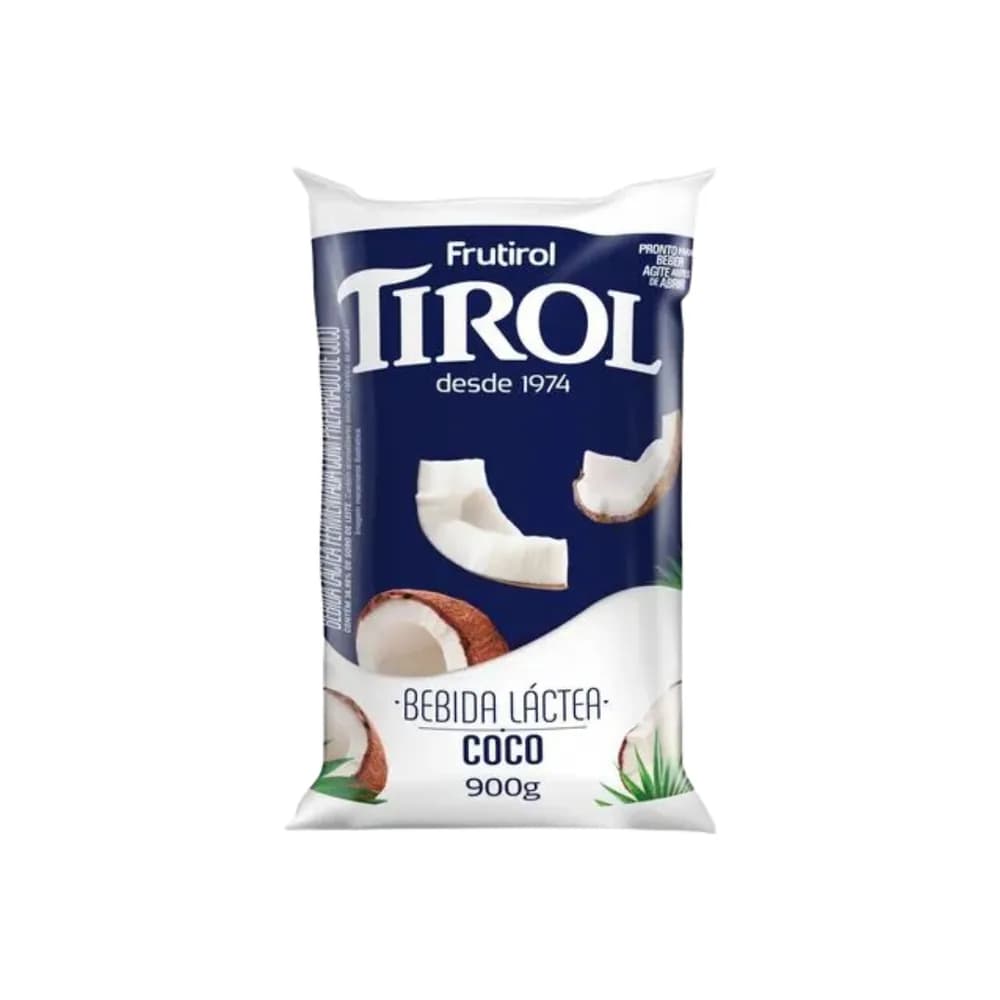 Bebida lactea tirol frutirol coco pacote 900g