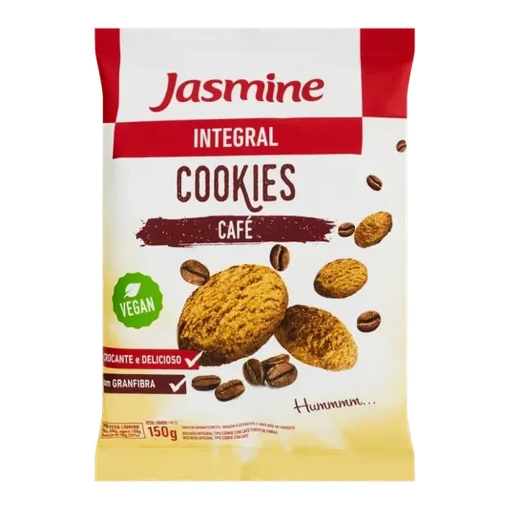 Biscoito cookie integral jasmine castanha do para 120g