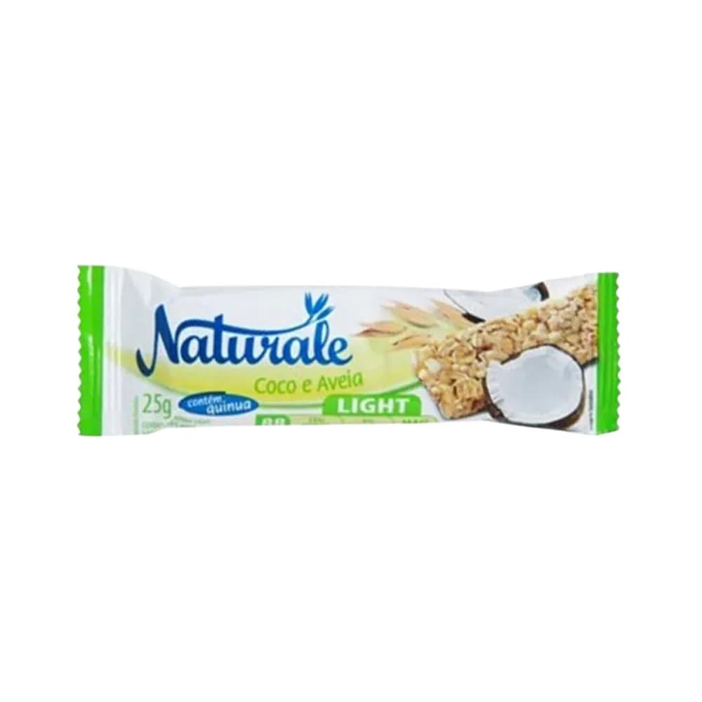 Barra de cereal light coco e aveia naturale 25g