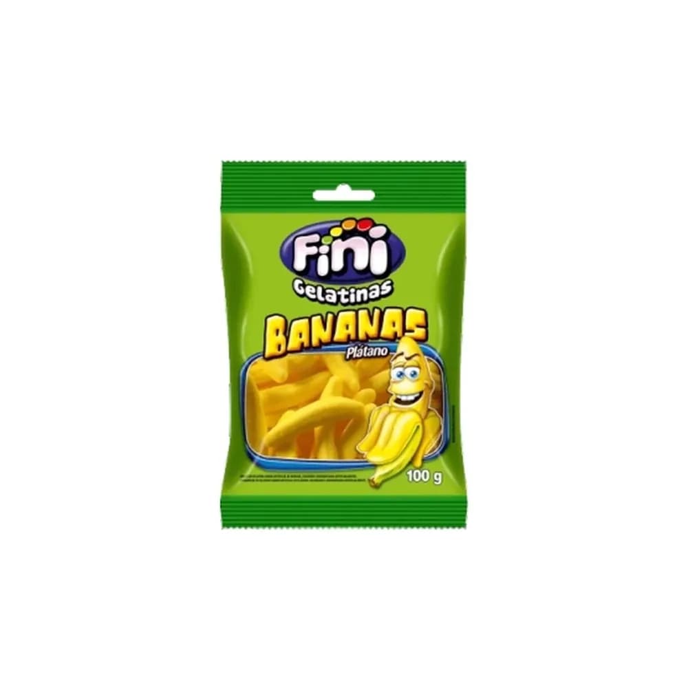 Bala de gelatina beijos sabor morango fini pacote 90g