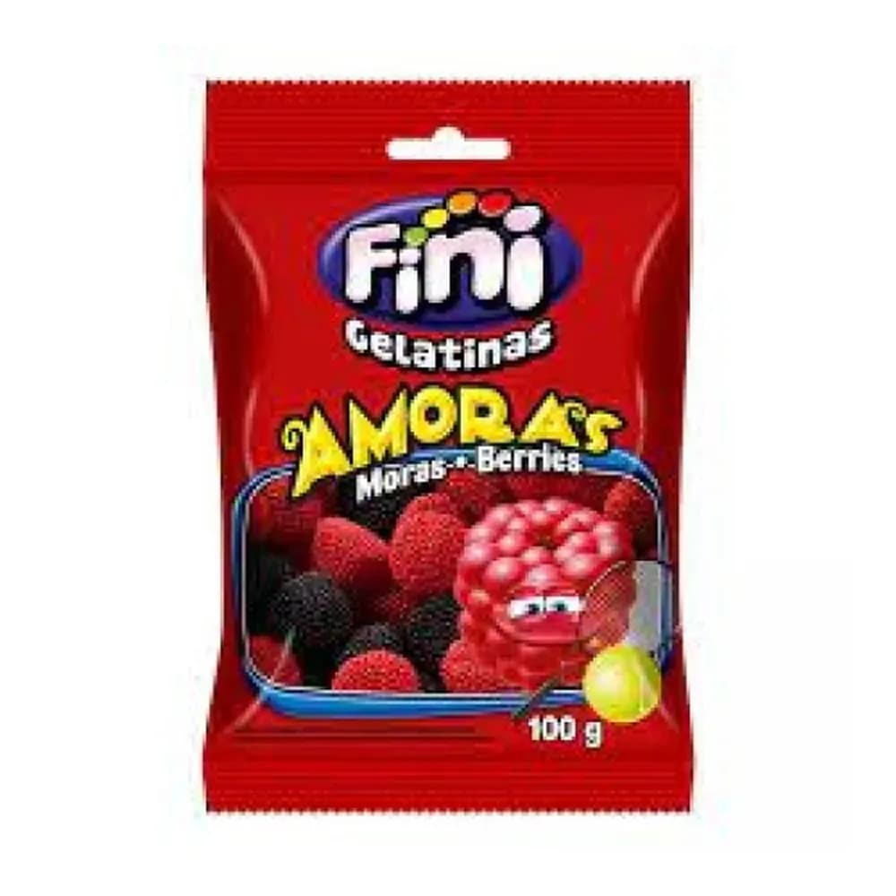 Bala de gelatina amoras fini 90g