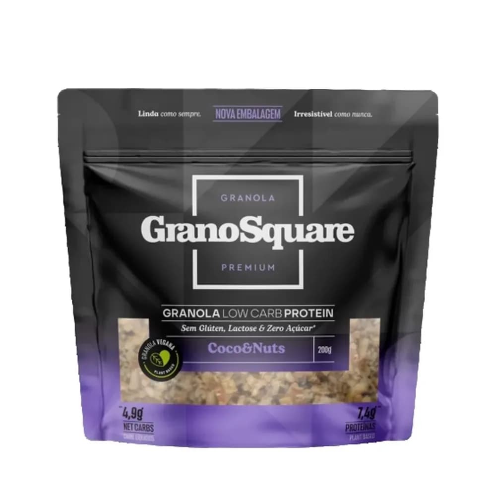 Granola grano square low carb coco e nuts 200g